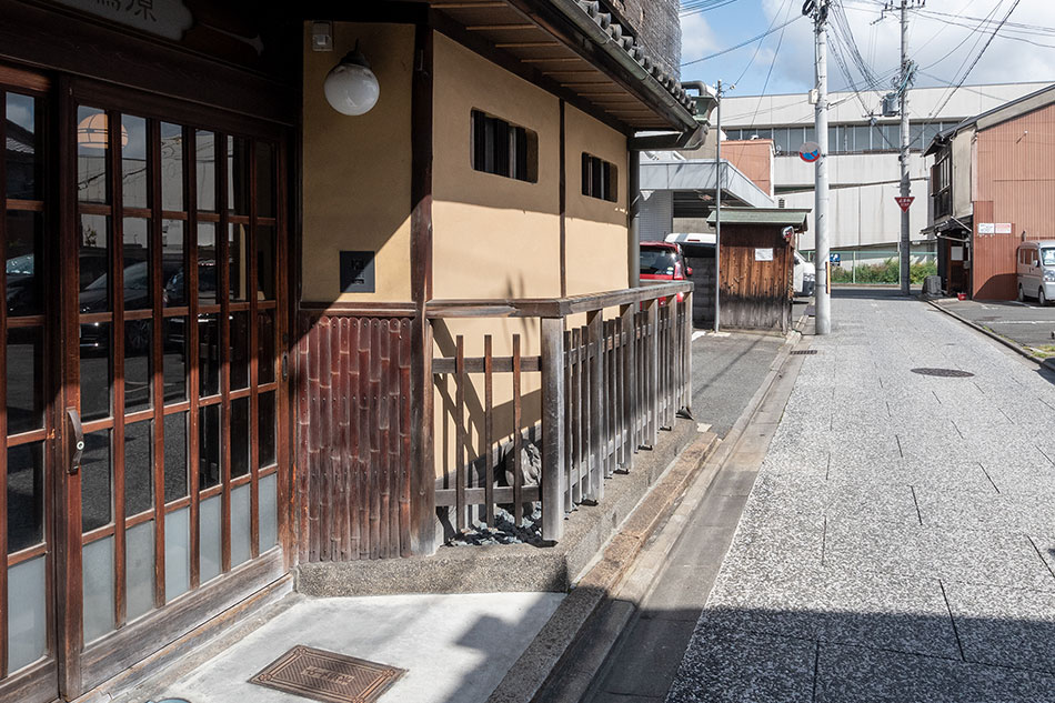 石畳風の道路