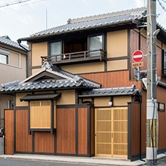 Before and After renovation of Mibu House