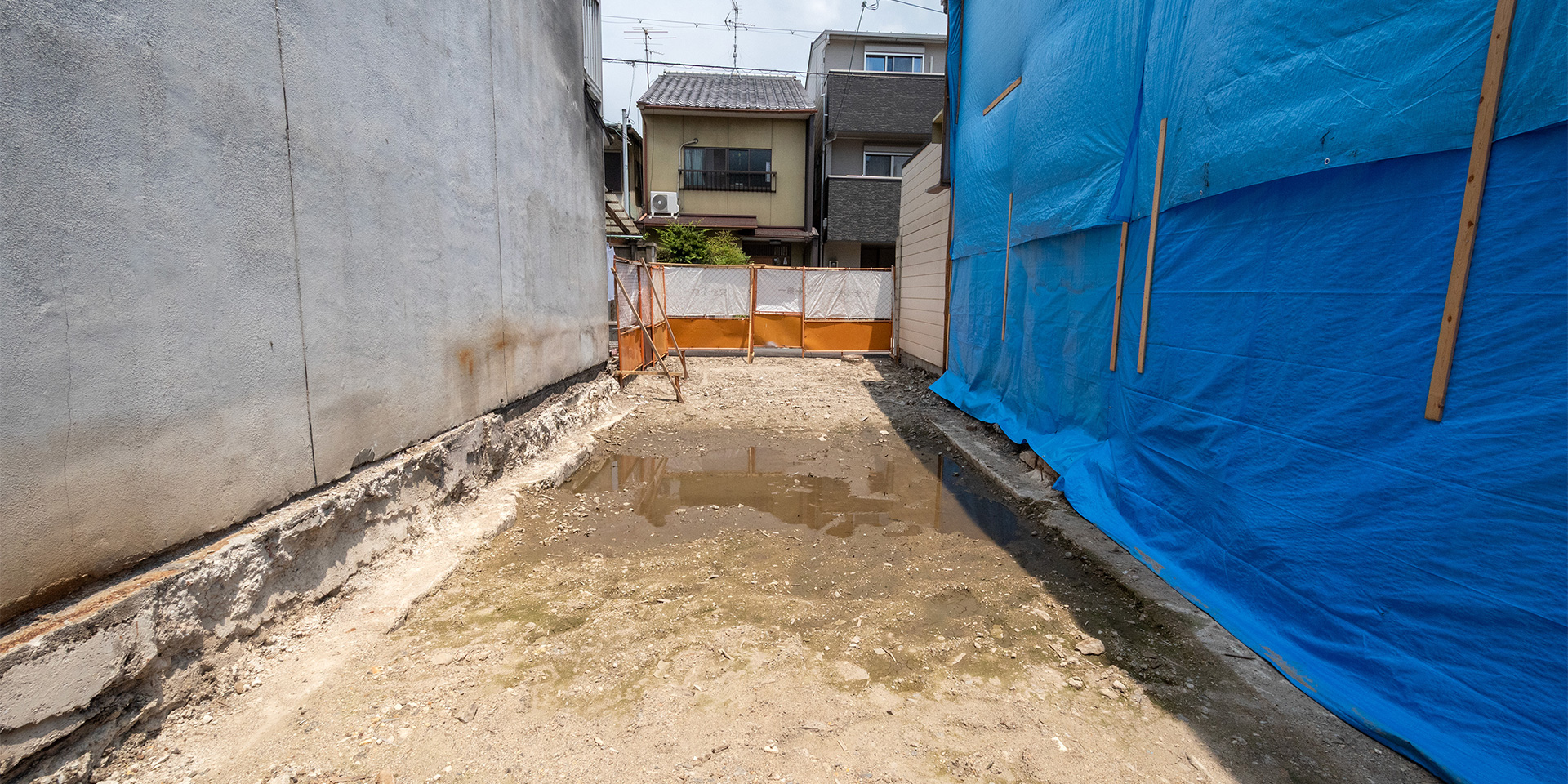 Land with Dual Frontage 6 min. from Saiin Station (Mibu