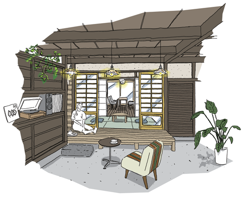 Entrance Living Cafe Doma