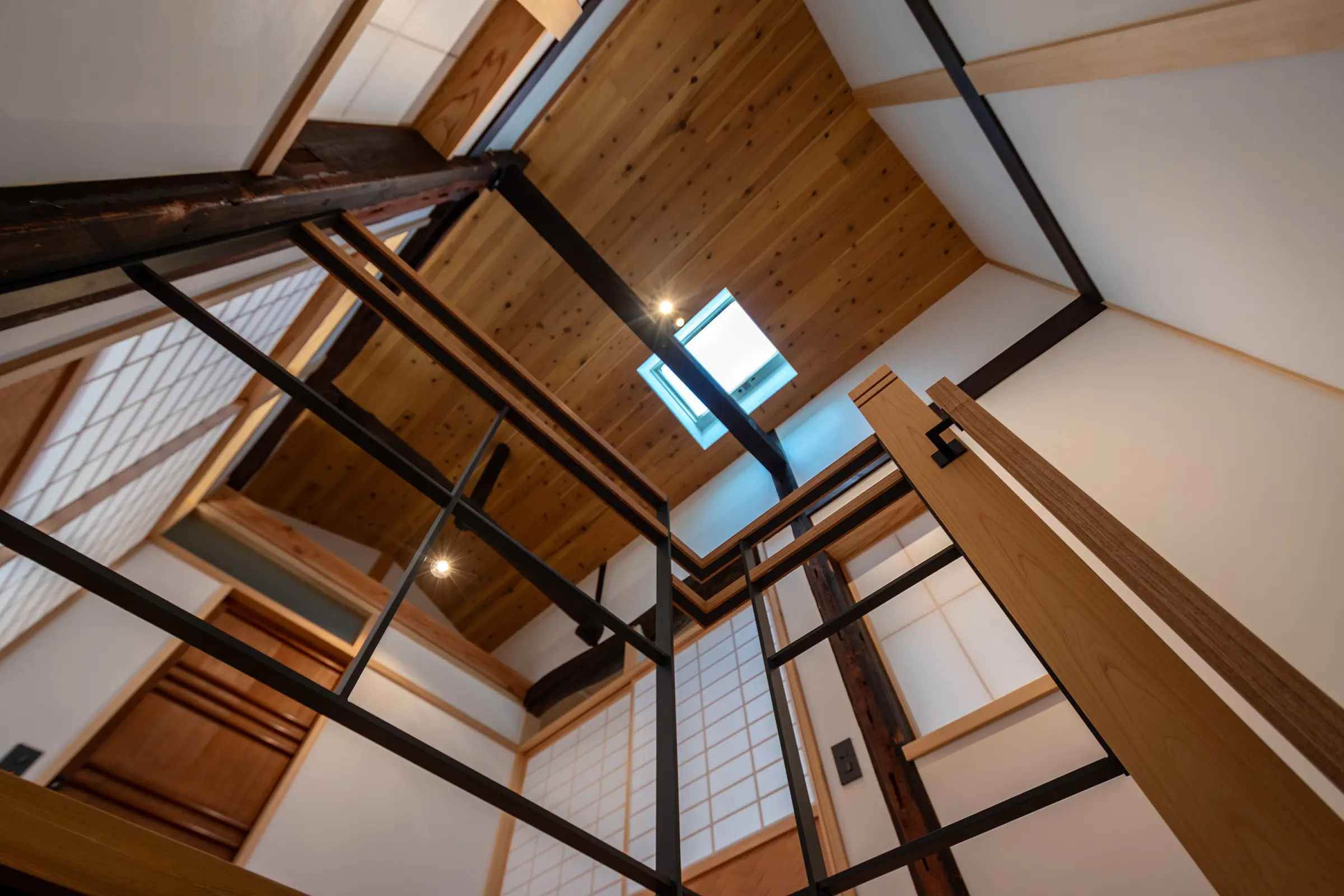 Graceful in form, rich in shadow — like a quiet painting in motion.（Hashimotocho, Nakagyo Ward）