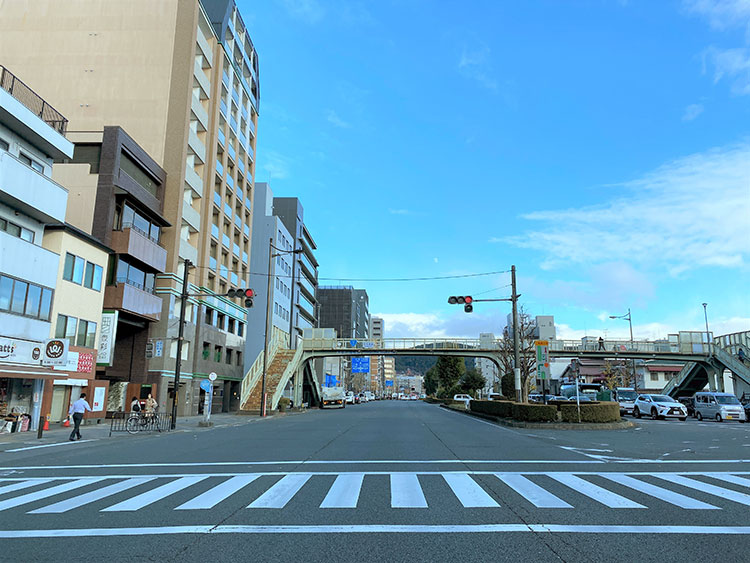 石積みの集落の写真