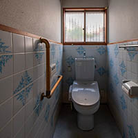 Toilet on the first floor