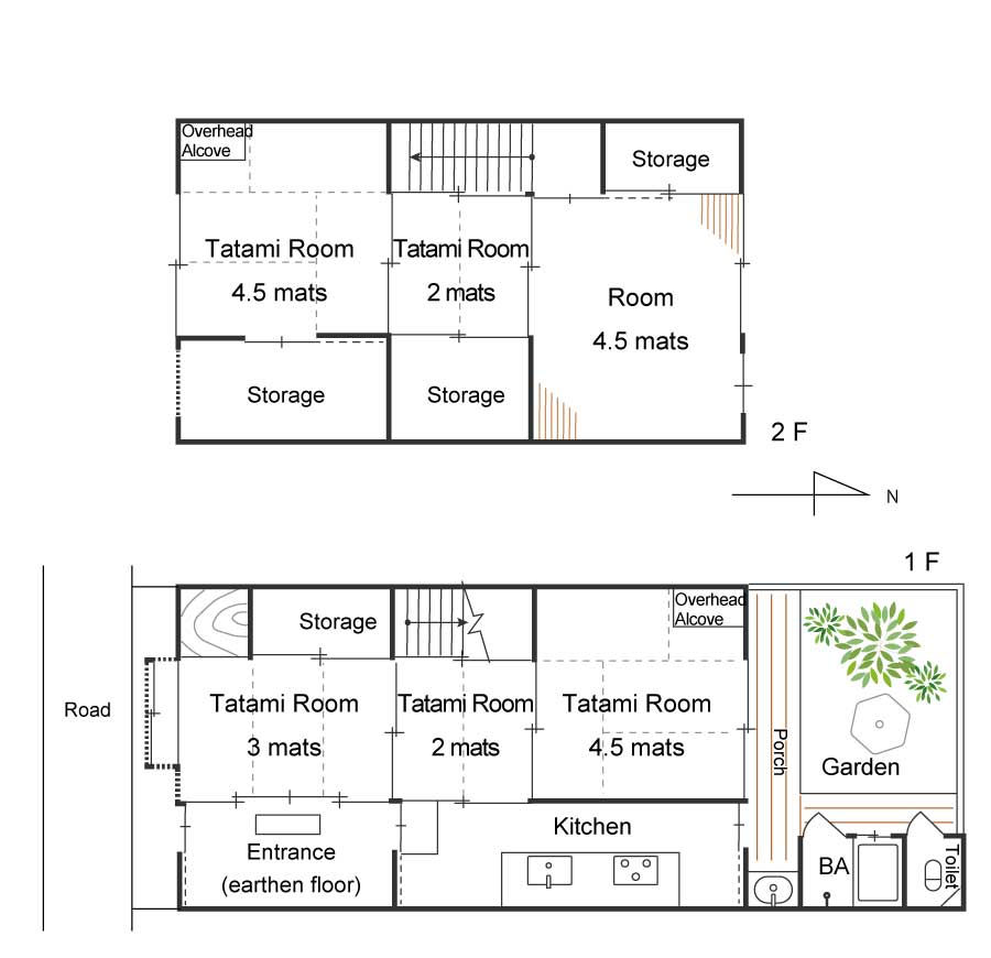 Floor plan before renovation