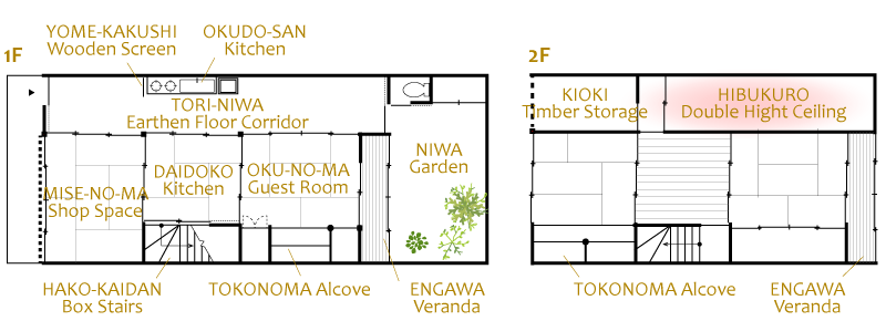 HIBUKURO / Double Hight Ceiling