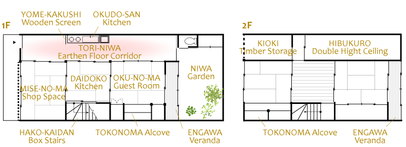 TORI-NIWA / Earthen Floor Corridor