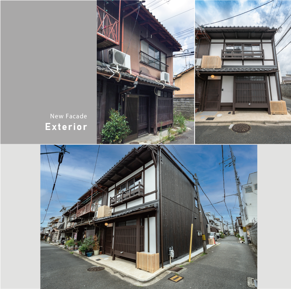 Before and After of Facade