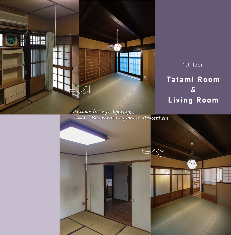 Before and After of Living Room