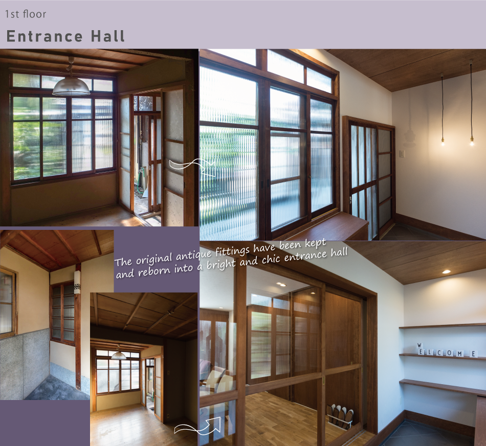 Before and After of Entrance