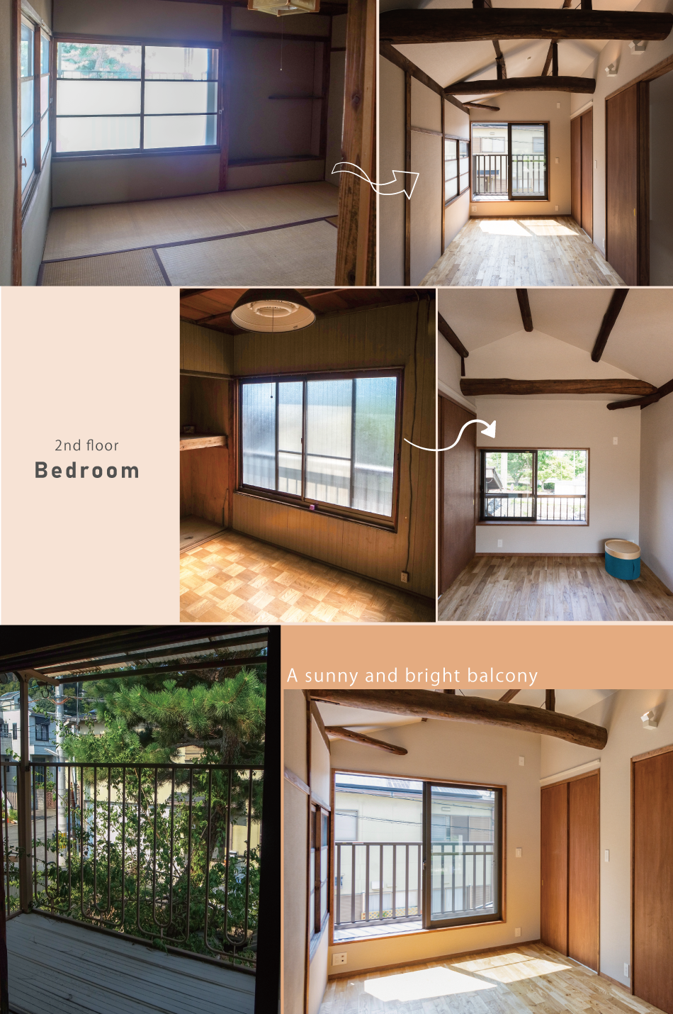 Before and After of Bed Room