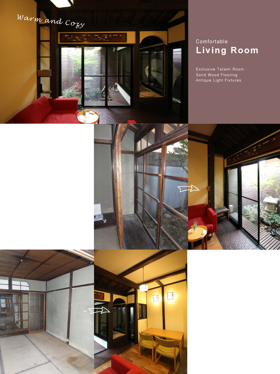 Before and After of Living Room